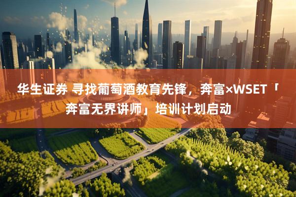华生证券 寻找葡萄酒教育先锋，奔富×WSET「奔富无界讲师」培训计划启动