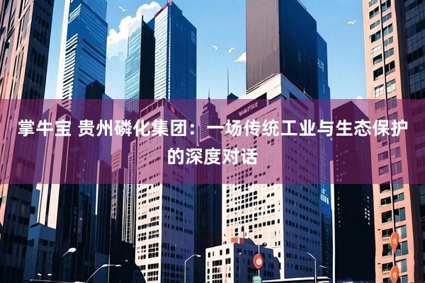 掌牛宝 贵州磷化集团：一场传统工业与生态保护的深度对话